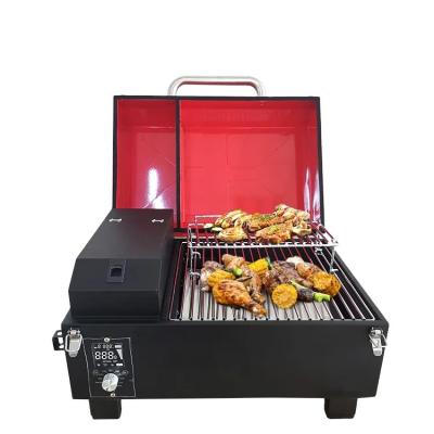 China New Design Easily Cleaned Multifunction 8 in 1 Outdoor BBQ Grills Iron Powder Coating Wood Pellet Barbecue Grill US Europe Oe New Trend for sale