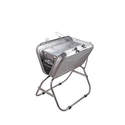 China Hot Selling Popular Portable Folding Charcoal Grill Suitcase New Grill Height Adjustable Innovation BBQ For Camp With Wholesale Priceing for sale