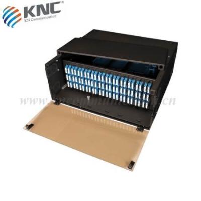 China Available port adapter multiple options 12 unit 12 termination panels 8 4 23 inch rack mount siecor fiber optic patch panel for sale