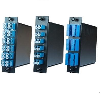 China Telecommunication Network 8 Port 12 24 Cassette Fiber Optic Patch Panel SC Fiber Optic Pigtails for sale