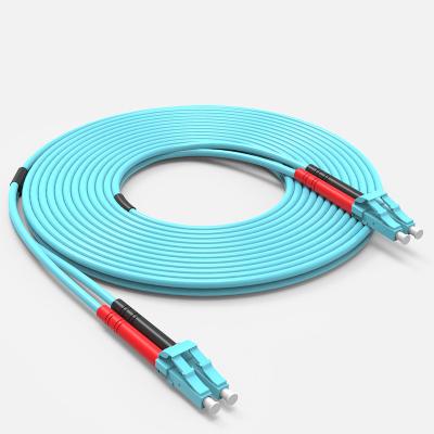 China Communication Fiber Optic Competitive Price LC-LC Duplex Simplex OM3 Fiber Optic Jumper for sale