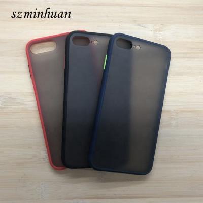 China Defender Case Mixed Color Translucent Matte PC TPU Back Cover Hard Hybrid Phone Case For iPhone 12promax 2021 for sale