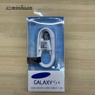 China 2.5A Current Fast Transmit Data Cable Micro USB Fast Charging Genuine Original Data Cable For Samsung S6 Note4 S4 S3 Charging Cable Black White 1.2M for sale