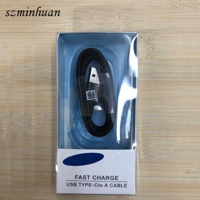 China 1.2A Current Fast Transmit Original For Samsung S8 S9 Type C USB Cable Data Sync Fast Charging Cable for sale