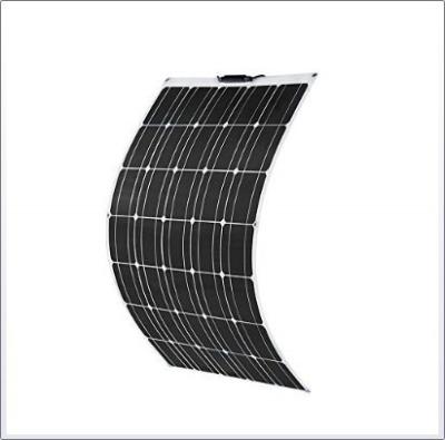 China 100W Solar Panel Camp RV Power Supply Pet Vehicle Mounted ETFE Type Semi Flexible Outdoor Room 35 for sale