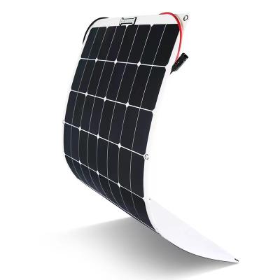 China Wholesale 120w High Efficiency Module Factory Etfe Mono Flexible Solar Cells Solar Panel for sale