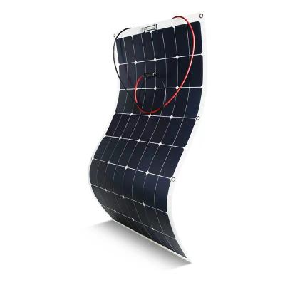 China Cheap price new design high efficiency 120 watt monocrystalline flexible flexible solar panel for sale