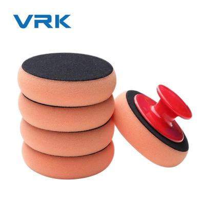 China Self Adhesive 100mm Car Wax Sucker Set Car Polishing Sponge for sale