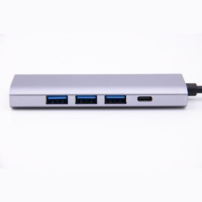 China Type C Enabled Devices Factory Wholesale Hot Selling Direct Sales 5 In 1 Type C USB Dock 4K HDTV PD100W OEM USB Hub Hub for sale