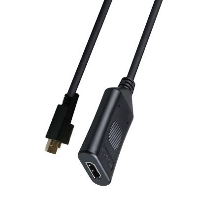 China Low Price Panel Mounted 4K 3D 60Hz 144Hz Mini Displayport Female Mdp To Active HD MI 2.0 Computer With Screw Male Adapter for sale