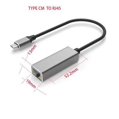 China Factory direct sales hot sale wholesale high quality ABS desktop laptop aluminum usb to rj45 3.0 10/100/1000mbps ethernet for sale