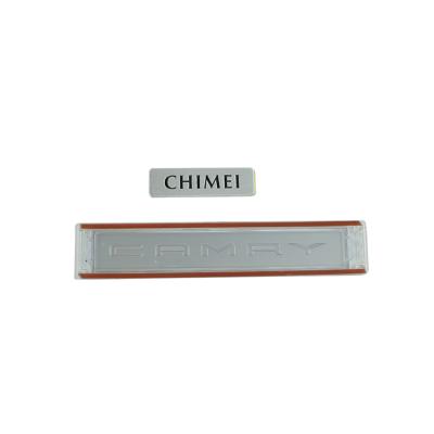 China Automobile / Nameplate Customized Aluminum Label Nameplate For Car Emblem Badge for sale