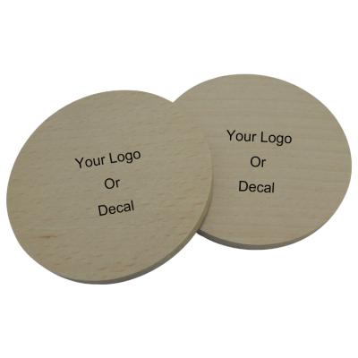 China ODM / OEM Sustainable Wooden Mug Coaster With Magnet For Decal Customized Design for sale