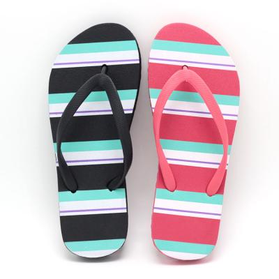 China Anti-Smell Wholesale Cheap Price Flip Flop Unisex Custom Bare Outdoor Flip Flat Rubber Summer Flip Flop Slipper Women Silk Print for sale