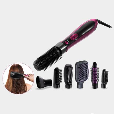 China Newest hotel hot air comb styler and hot electric hair dryer brush hot air comb hair blower brush for sale