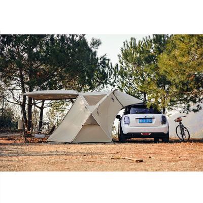 China Drive away tent Tide tailgate shade awning tent for car camping inflatable tailgate tent for sale