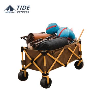 China Eco-friendly Tide small portable camp plastic shopping cart trolley garden trolley for sale