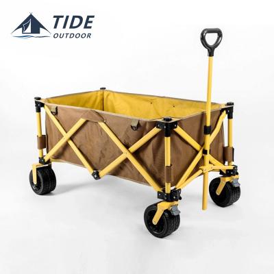 China Eco-friendly wholesale camping cart garden multipurpose camping folding wagon cart picnic camping folding cart for sale