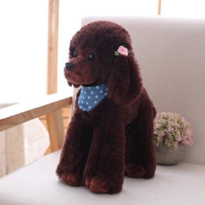 China Wholesale High Quality Plushie Blue Dog Stuffed Toys Teddy Dog Toys From Eco-friendly Manufacturer for sale