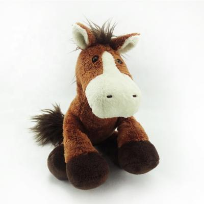 China Soft Gift OEM/ODM Horse Toys Plush Toy Stuffed Horse Plush Custom Printed Realistic Stuffed Animal 20CM for sale