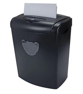 China Ppaer Plastic Paper Shredder, 8 Sheet (A4) Micro 3x9mm Cut, Low Power Shredding Machine for Home and Office for sale