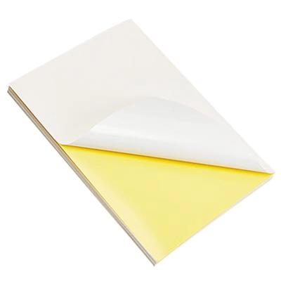 China Waterproof Whiter or Color Quality A4 Self Adhesive Sticky Back Sticker Matte / Label Printing Paper Sheet A4 Glossy White for sale