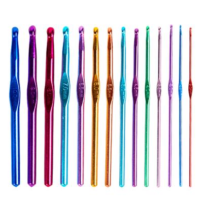 중국 Knitting Daily Crochet Hook Set For Lovers Knitting Needle Set Metal Knitting Needle 판매용