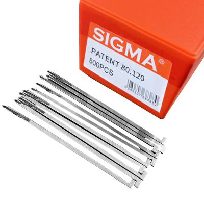 China Hook Knitting Machine Steel Wire Flat 80,120 Steel Knitting Needle High Quality Knitting Needle à venda