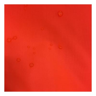 China Waterproof Burnt Fluorescent Orange 210T Taffeta Windsock Fabric Waterproof for sale