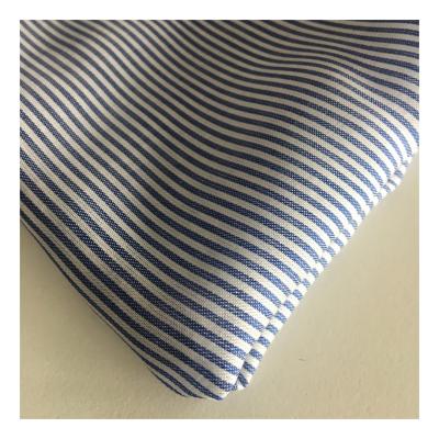 China Sustainable Yarn Dyed Stripe Tencel Cotton Canvas Fabric for sale