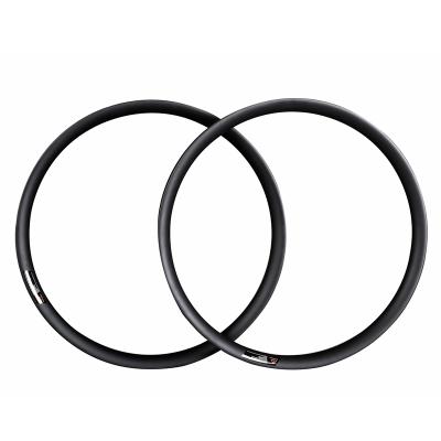 China Hookless 27.5 carbon mtb bike rims with 25.5mm depth 35mm width 32h for sale