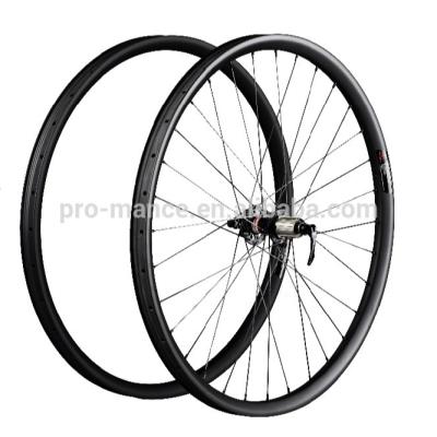 China Toray T700 26inch Carbon China Supplier 25*25 MTB Mountain Bike Carbon Wheels Wheelset Rims for sale