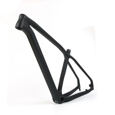 China Mountain Bikes Hardtail Mountain Bike Frame QR Or Axle Toray T700 29 Heu MTB Carbon Thru Frame for sale