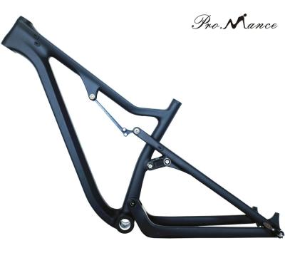 China Fat Bike 26er 177x12mm Full Suspension Carbon Fat Bike Frame for sale