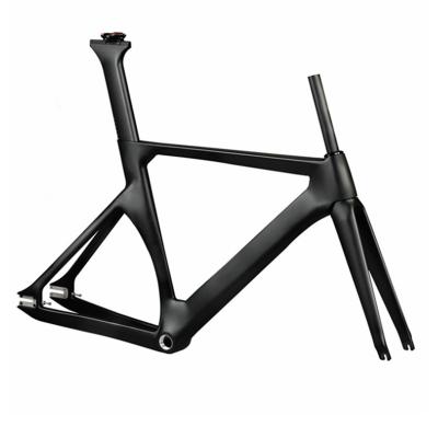 China Track Bike/Fixed Speed ​​Bike Chinese Max.Tire 700*25C Carbon Fiber Track Bike Frame for sale