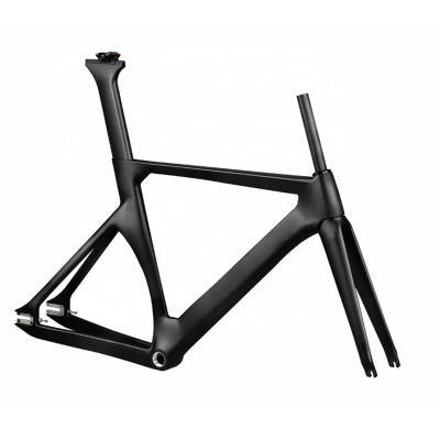 China Track Bike Design Carbon Road Bike Frame Max.Tire 700*25 C Carbon Track Bike Frame/Fixed Speed ​​Bike 2020 New for sale