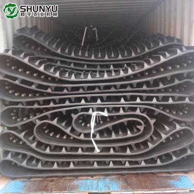 China Factory AW70 paddy rice combine harvester rubber crawler track 425*90*51CM in lowest price for sale