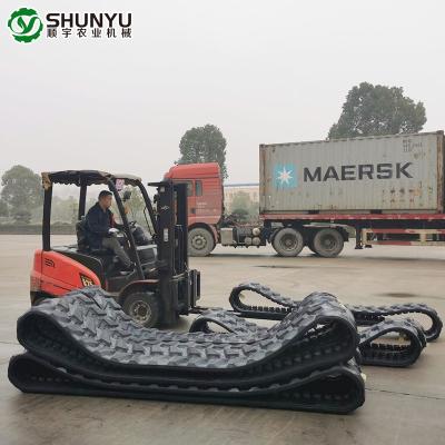 China Factory Cheap Rubber Crawler Carrier Tracks Track For Harvester Machinery for sale