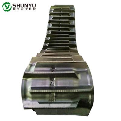 China Factory low price combine harvester parts rubber track for sale for sale