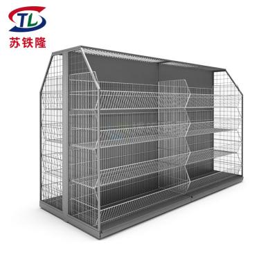 China Single sided supermarket deliveries made in india metal vegetavle sancks fruit store supermarket shelf for sale