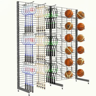 China New Style Wire Locker Shelf Supermarket Customized Wire Wall Shelf Hook Double Sided for sale