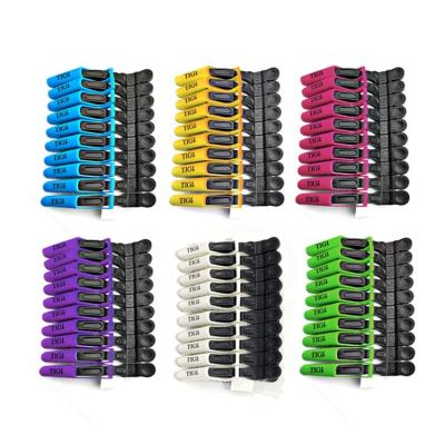 China Barber Tool Salon Hair Styling Clipping Clips Plastic Alligator Hair Clip Hj-004 for sale