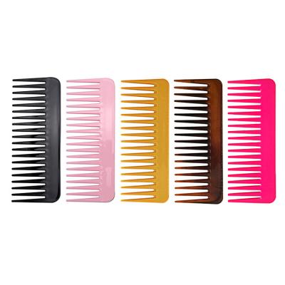 China Home Customized Wide Tooth Combs Anti - Static Plastic Wide Tooth Rake Comb for sale