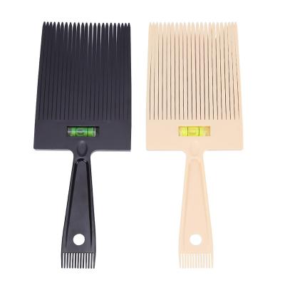 China Horizontal Hair Salon Oil Head Men's Hairdressing Comb Pushing Edge Level Comb for sale