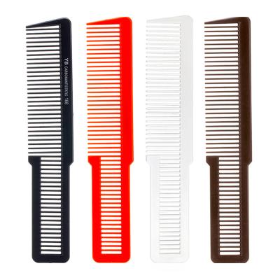 China For Commercial Professional Anti-static Flat Comb Salon Plastic Combs Carbon Oil Combs for sale