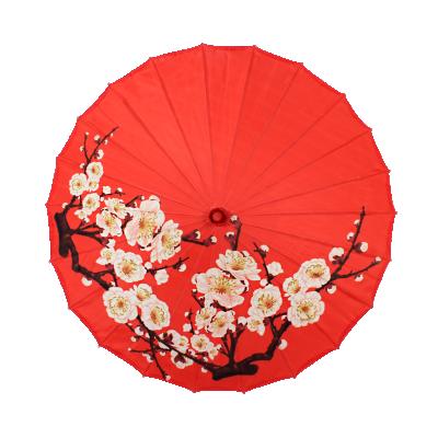 China Colth U01Colorful Traditional Chinese Parasol Diy Oil Paper Umbrella Cloth Parasol Photo Props Wedding Parasol for sale