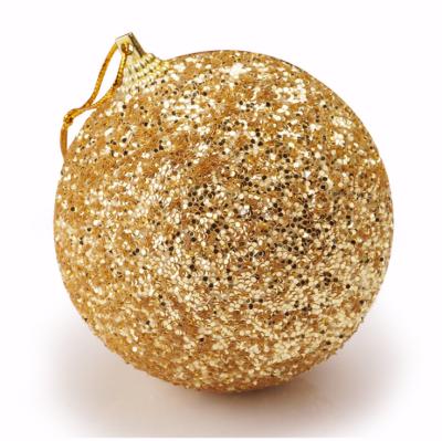 China Q12 8CM Christmas Ball Foam Ball Plastic Hanging Christmas Tree Decoration Christmas Tree Balls for sale