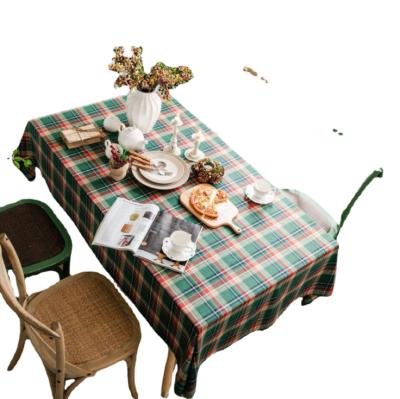 China Z02 Waterproof Fabric Christmas Design Polyester Kitchen Tablecloth Christmas Table Cloth Decoration for sale