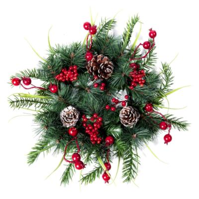 China H04 Xmas Deoration Supplier Christmas Ball Pine Cone Ornaments Indoor Garlands For Door Decor for sale