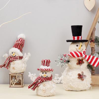 China Creative Colth Factory Christmas Snowman Doll Ornaments Christmas Tree Ornaments C10 for sale